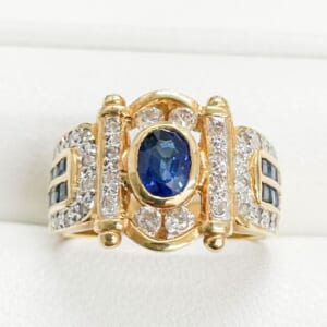 サファイアリング 0.55ct