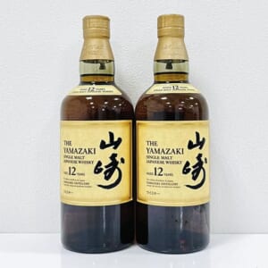 山崎 12年 シングルモルト など2点