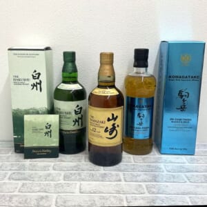 山崎 12年 シングルモルト など3点