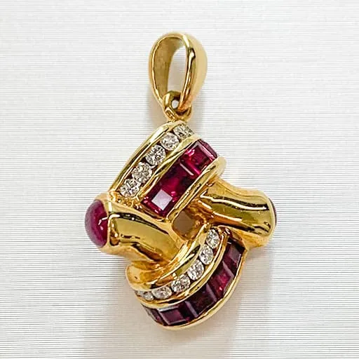 ルビーネックレストップ 0.55ct