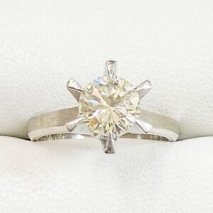 ジュエリーマキ ダイヤモンドリング Pt850 0.75ct