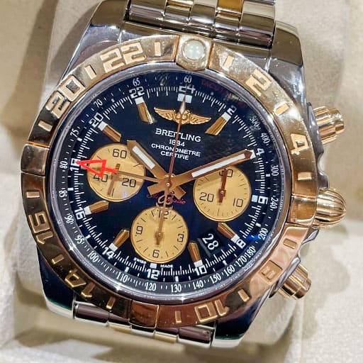 CB0420/C042C58PAC クロノマット 青文字盤