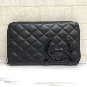 シャネル カンボンライン A26710 ラウンドファスナー