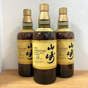 山崎 12年 シングルモルト 旧品 など3点