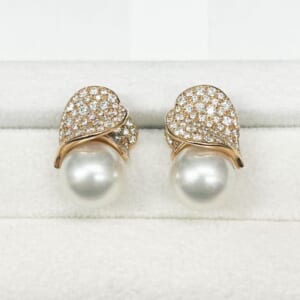 ミキモト LesPétalesPlaceVendômeRosésピアス PE1713NI