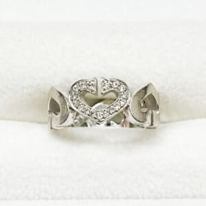 カルティエ Cハートリング B4041500