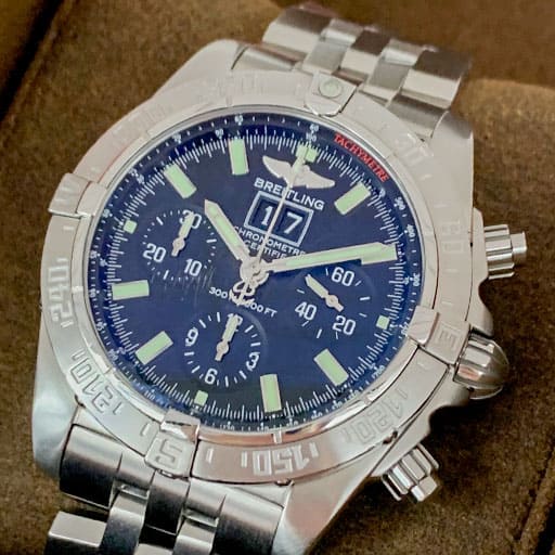 A44359/A449B11PAS クロノマット ブラックバード