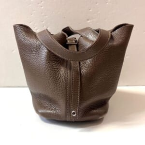 エルメス ピコタンロック PM トリヨンクレマンス エトゥープ シルバー金具