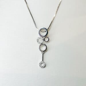 ダイヤモンドネックレス K18