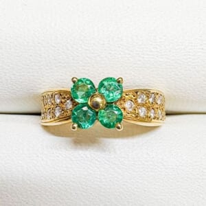 エメラルドリング 0.47ct