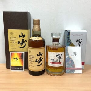 山崎 12年 ピュアモルト 750ml 紙箱 など2点
