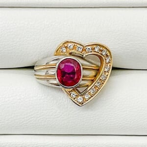 ルビーリング 1.28ct