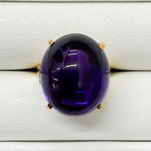 アメシストリング K18