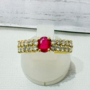 ルビーリング 0.34ct