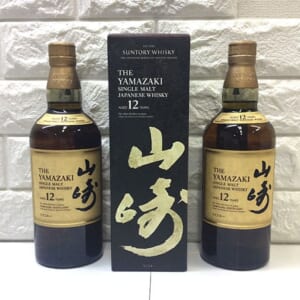 山崎 12年 シングルモルト など2点