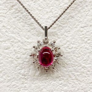 ルビーネックレス 0.76ct