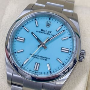 ロレックス オイスターパーペチュアル 36 126000 ターコイズブルー