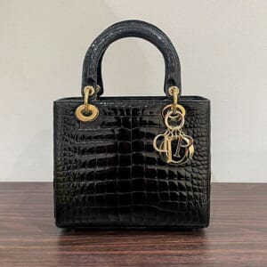 ディオール レディディオール ミディアム クロコ ストラップ欠品