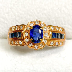 サファイアリング 0.49ct #16号