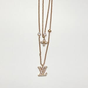 ルイヴィトン レディLVネックレス M01845