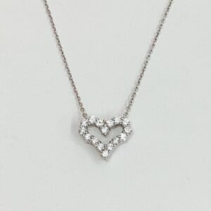 ダイヤモンドネックレス K18