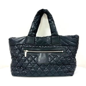 シャネル コココクーン ミディアム トートバッグ A48611 黒