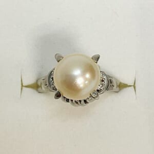 真珠リング 9.5mm