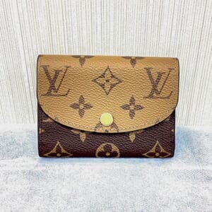 ルイヴィトン モノグラムリバース ポルトモネロザリ M82333