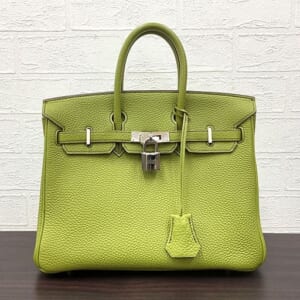 エルメス バーキン 25 トゴ アニスグリーン パラジウム金具