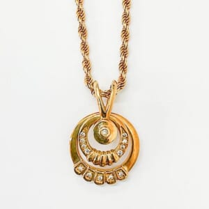 ダイヤモンドネックレス 0.14ct