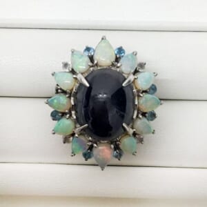 ブラックタイガーアイリング 13.18ct