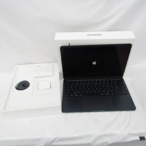 Apple アップル ノートパソコン MacBook Air 13.6インチ Liquid Retina MW123J/A ミッドナイト M4/16GB/SSD256GB 中古品