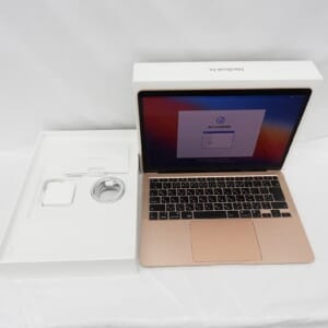 Apple アップル ノートパソコン MacBook Air 13.3インチ 2020 MGQP3J/A ゴールド M1/16GB/1TB 中古品