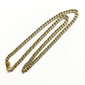 K18YG×Pt850 ネックレス