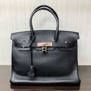 エルメス バーキン 30 トゴ 黒 シルバー金具