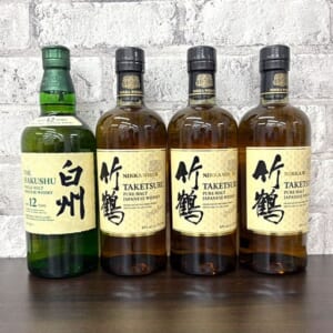 白州 12年 シングルモルト ホログラムシール有 など4点