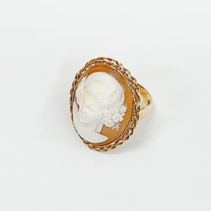 カメオリング K18