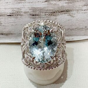 アクアマリンリング 0.70ct