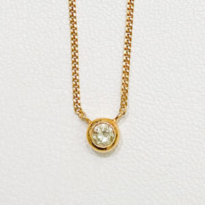 ダイヤモンドネックレス K18