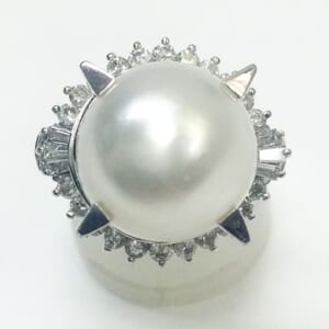 真珠リング 14mm