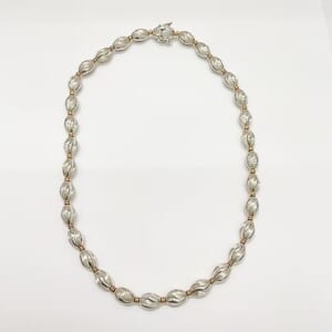 キャンペザン サテンビーズネックレス