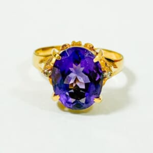 アメシストリング K18