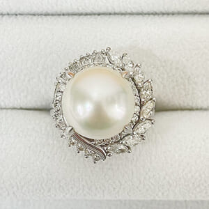 真珠リング 12mm