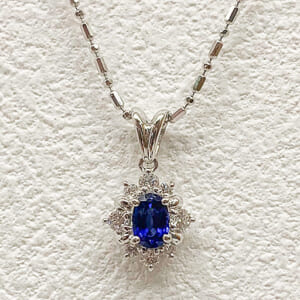 サファイアネックレス 0.64ct