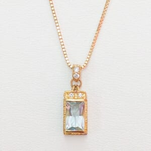 アクアマリンネックレス 1.6ct