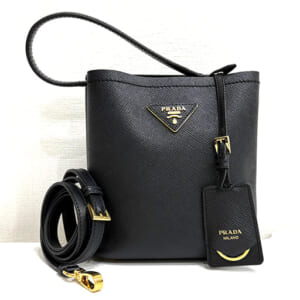 プラダ パニエ 1BA217 サフィアーノ レザースモールバッグ 2WAYバッグ