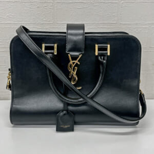 サンローラン ベイビーカバス 472466 黒 カーフレザー ゴールド金具