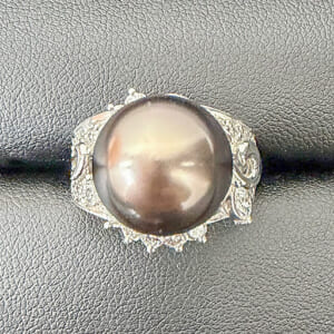 真珠リング 12.9mm