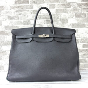 エルメス バーキン 40 トゴ 黒 シルバー金具