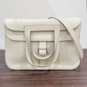 エルメス アルザン 31 ホワイト シルバー金具 トリヨン